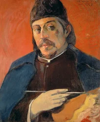 Zelfportret met een palet, 1893-94